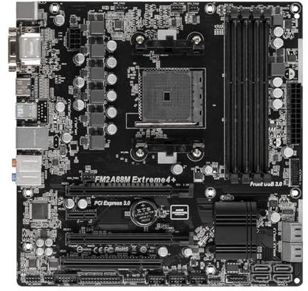 scheda madre del gioco Fit For ASRock FM2A88M Extreme4+ R2.0 Supporta processori Socket FM2+ 95W/FM2 100W CPU 4×DDR3 2400MHz HDMI PCIe 3