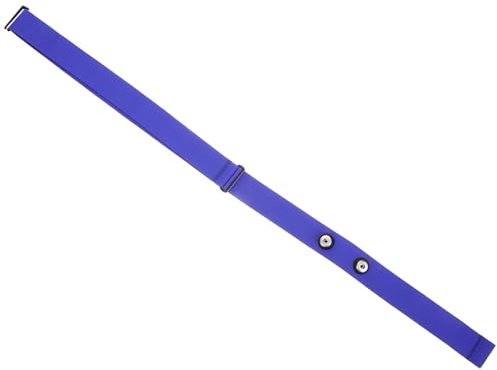 KOCKSHION Elastischer Brustgurt und Atmungsaktivem Material aus Nylon zur Befestigung des Herzfrequenzmonitors mit Verstellbarem Gürtel für Radfahren und Nachtsport
