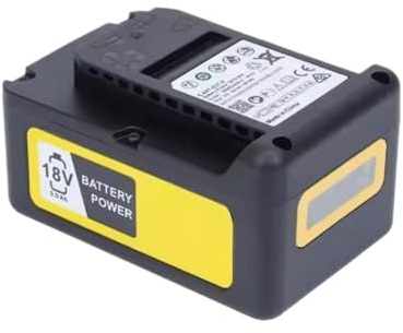 18V 5.0Ah 90Wh Lithium-Ion Battery Replacement ，Compatible for Kärcher，18V Battery Power Platform Tools 24450350 with Display(5000mAh)