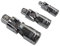 US Pro 3 Piece universal joint Socket Adapter bendy Knuckles Set 1/2 1/4 3/8