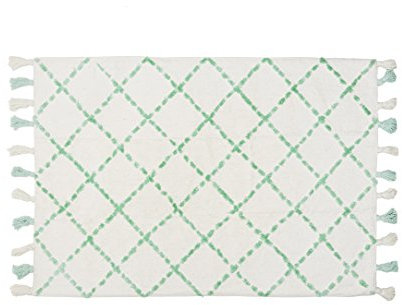 Aratextil. Teppich Kinder 100% Baumwolle waschbar in Waschmaschine Kollektion Berber Tanger Mint 120 x 160 cms