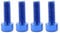 SM SunniMix 4 Pack Water Bottle Cage Bolts, Bicycle Water Bottle Holder Screws Mountain MTB Bike Cycling - Select Colors, Blue