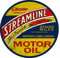cut-it folientechnik & design MG025 / Vintage Öl Aufkleber ca. D=8cm Oil Oldtimer Old School V8 USA Retro Sticker Rost Look Rat Rod Hotrod