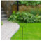 Radami Metall Rankhilfe Rankgitter Herzstecker Herz auf Stab, Gartenstecker Metall, Gartenfigur, Metall Figur, Gartendeko Rankhilfe Pflanzenranke