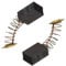 SPARES2GO Carbon Brushes Set for Makita 9527NB 9523NBH 9526PBH Angle Grinder 6mm x 9mm x 12mm (Pack of 2)
