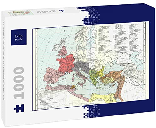 Lais Puzzle Landkarte Historical Atlas - William R. Shepherd Römisches Reich um 395 1000 Teile