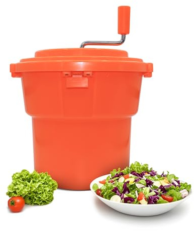 CMI Salatschleuder, Jumbo, für bis zu 7 Salate, 20 l, groß, für Salat