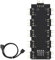 Tonysa Hub RGB de 10 Canales Aura SVNc Diseño de Clavija Horizontal Cable de extensión del Ventilador de la Placa Base RGB(5V 3-Pin)