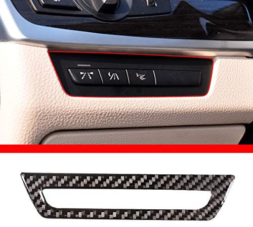 Weiche Kohlefaser-HUD-Aufkleber für Schalttafel, Dekoration für 5er-Serie Gran Turismo 2010–2017, Auto-Innenzubehör (Stil A)