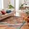 Nazar Tapis de Salon Vintage, Tapis Style Moderne, Tapis à Poils Ras, Lavable, Tapis Vintage Chambre (200x290 cm, 768 Multicolore)