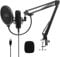 August Microfono con Braccio USB Condensatore Unidirezionale REC100 Kit Professionale Cardioide per PC e Mac, Voce Podcast Streaming Gaming Youtube Twitch ASMR Videoconferenza Zoom Home Studio