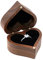 Walnuss-Holz Ring-Box,Benutzerdefinierte Ehering-Box aus Holz,Ringetui Ring-Geschenkbox,Verlobungsring-Box,Ringbox für Vorschlag Hochzeitstag Heart