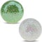 Yatinkim Mosaic Balls Decorative 8.5cm Glass Ball Decor Orbs Table Sphere 2pcs for Party Living Room Centerpiece Bowls Vases Tray Green White
