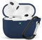 DYAOLE Kompatibel mit Airpods 3rd Schutzhülle, stoßfeste Silikon-Schutzhülle, mit Karabiner-Zubehör für Airpods 3rd Case（Blau）
