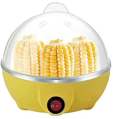 woyufen Egg Boiler | Household Hard Boiled Egg Maker with 2 Layers,Multifunctional Rapid Egg Steamer with Auto Shut Off for Hard Boiled Eggs, Vegetables and Dumplings