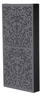 IG Acoustics AbsorbFuser 100x50x11 cm - Akustik Absorber/Diffusor Hybridpaneel Schallabsorber (Grau)