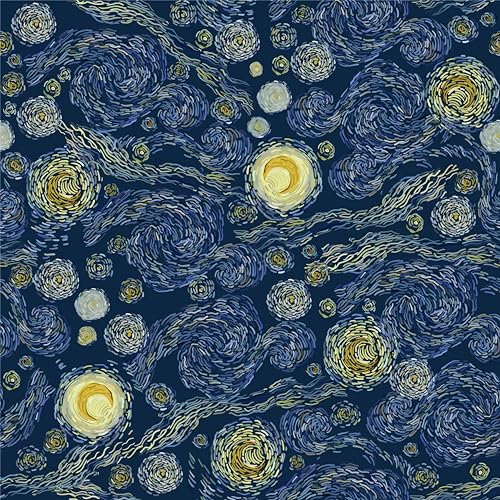 Blauer Stern Tapete,300 * 44.5cm Verdicken Abziehen und Kleben Tapete Selbstklebend Wasserfeste Tapete Vinyl Kontakt Papier für Wohnzimmer Schlafzimmer Küche