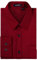 HISDERN Mens Dress Shirts Formal Long Sleeve Shirt Regular Fit Shirts Casual Shirt Red XL