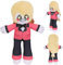 WELLXUNK Hazbin Hotel Plüsch Puppe, Hazbin Hotel Plüsch, Hazbin Hotel Plüschtiere, Hazbin Hotel Plush, Niedlich Alastor Anime Figuren Schlafzimmer Sofa Weiches Kissen Heimdekoration Geschenk