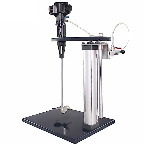 Pneumatische Farbe Mixer 50-Gallonen Pneumatische Malen Rührwerk, Automatische Lift Paint Rührer Mit Ständer, Vertikale Air Rührwerk, Höhenverstellbar, Farbe Beschichtung Mix Werkzeug