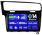 SXAUTO『Built-in 4G / DAB』Android 14-6G+128G Autoradio Per Golf 7 (2013-2018) - Senza fili CarPlay/Android Auto - LED Camera + MIC - Fast-boot Volante 360-CAM HDMI WIFI DSP - 2 Din IPS 10.1 Pollici