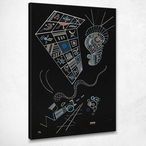 Ohne Titel 5 Wassily Kandinsky, wk175 Bild gedruckt auf Leinwand, 175 x 105 cm