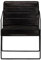 QJBSAVVA Mamasan Sessel Loungesessel Outdoor Chaiselongue Schminkstuhl - Sessel Schwarz Echtleder für Balkon Arbeitszimmer Schlafzimmer Wohnbereich