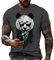 BASHAMAN Manches Courtes Homme Mode T-Shirt Homme Tendance Perspective T-Shirt Homme Couleur Unie T-Shirt Homme Casual T-Shirt Homme Impression T-Shirt Homme J-10 XXL