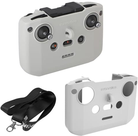 Neo Remote Control Silikonhülle für DJI NEO/Mini 4 Pro Fernsteuerung Schutzhülle RC-N3/2/1 Remote Case Schutzhülle mit Layard Zubehör (Grau)