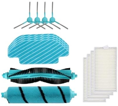 JOZJJ Compatible con Cecotec Conga 4090 4490 4690 5090 5490 6090 Piezas de Robot Aspirador Accesorios Cepillo Lateral Principal Filtro Hepa paño de mopa