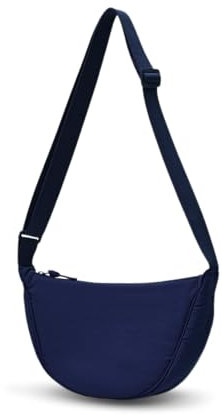 YZROHYI Halbmond Tasche Damen,Crossbody Bag Groß,Moon Bag,Halbrunde Schultertasche,Dumpling Bag,Bauchtasche,Banana Bag,Umhängetasche Mit ReißVerschluss,Tasche Tote Bag,Einfarbige Messenger Bag