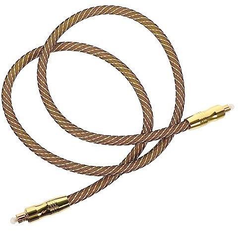 HOMSFOU Audio Optical Cable Cord Internet Digital Headphone Monitor Stand Speaker y Audio Video Car Microphone Car Auxiliary Cable Speaker Wire Optical Network Terminal Radio Analog Pvc