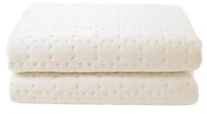 RUIANBAO Elektrische Decke, Heizkissen, 150 x 80 cm, Thermomatratzenkissen, Massagetisch, Körperwärmer, 3 Wärmestufen, warme Unterdecke (beige)