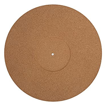 Rekordkissen Soft Cork Nonslip Turntable Slipmat Pad Durchmesser 295 Mm für Musikaufnahmedurchmesser 295 Mm