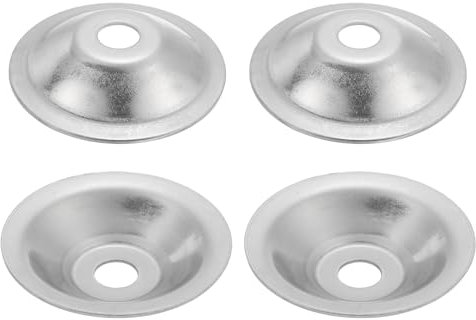 sourcing map 4 Pcs M14 Arbor Washer, 2x80mm 304 Stainless Steel Bench Grinder Arbor Washer for Bench Grinder Polisher Wire Wheel Buffing, Silver