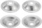 sourcing map 4 Pcs M14 Arbor Washer, 2x80mm 304 Stainless Steel Bench Grinder Arbor Washer for Bench Grinder Polisher Wire Wheel Buffing, Silver