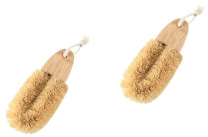 PACKOVE 2pcs Professional Pot Brush Multi-function Sink Brush Household Dish for Chinese Wok Cooking Gadgets for Kitchen Use