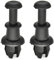 WOLWES Kompatibel Mit Seat Für Leon 1P 2006–2013 Für Toledo II 1M 1999–2004, Gepäckraumablage-Saitenclips, Halter, Schwenkbügel 1M6867574A Halteband Hutablage