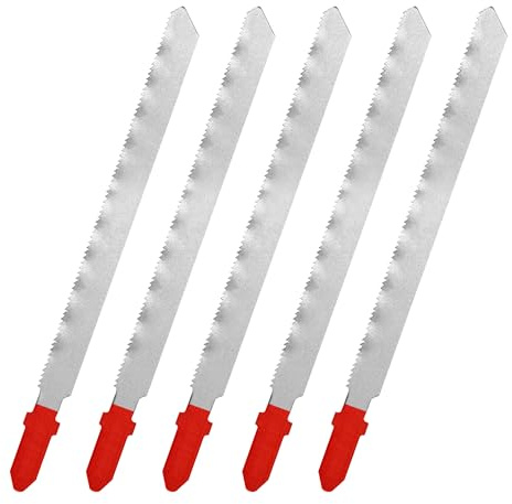 Tunejoy Hojas para Sierra de Calar T118A Sierra de Caladora en HSS con Vástago en T para Corte Recto de Materiales Metálicos 21TPI 75x8x1mm 5 Piezas