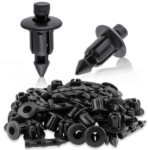 COYUN 100 Pezzi Rivetti in Plastica, Clip di Plastica Rivet Moto Carenatura Trim Pannello di Fissaggio, Clip di Fissaggio Auto