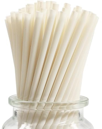 Biologisch Abbaubare Bambusfaser Strohhalme – 240 Stück |Trinkhalme aus Pflanzenfasern 6 x 197 mm | Einweg und Kompostierbare Strohhalmefür Warme und Kalte Getränke