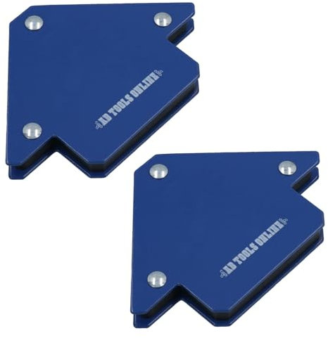 25lb Small Welding Magnet x 2 Right Angle Square Holder Soldering Durable AT847