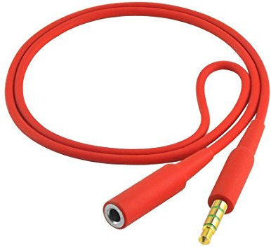 Geekria 3,5 mm (1/8'') Stecker auf 3,5 mm (1/8'') Kopfhörer-Stecker-Adapter, Konvertierungs-Audio-Stecker, TPE-Kabel, kompatibel mit Bose SoundSport, SIE2, SIE2I, Sony AS20J, CX380, CX686 (55 cm)