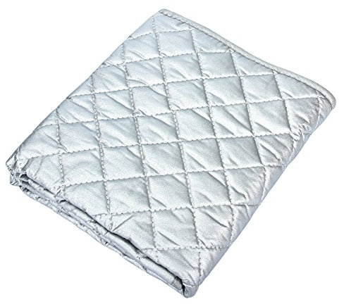 Kitchnexus - Manta de planchado portátil, resistente al calor, almohadilla, limpieza en lavadora, admite secadora, tamaño grande, algodón, 55 x 60cm