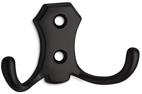 SOTECH Garderobenhaken LENA 45 x 77 x 27 mm BA 20 mm schwarz | Kleiderhaken Wandhaken