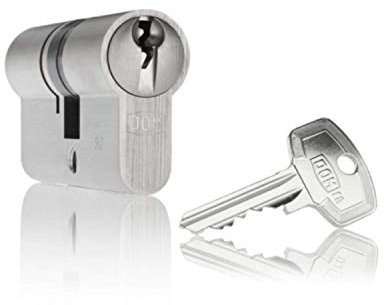 DOM RN Doppelzylinder Halbzylinder Knaufzylinder - Einzelschließung oder Gleichschließung - alle Längen 27/27 bis 60/60 bzw. 10/30 bis 10/70 - inkl. 3 Schlüssel (GL NGF 45/50)