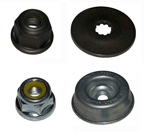 Juego de Tuercas de Placa BE-Tool, Juego de Herramientas de fijación de Tuercas, 4 Piezas para desbrozadora STIHL FS120 para cortacésped, desbrozadora