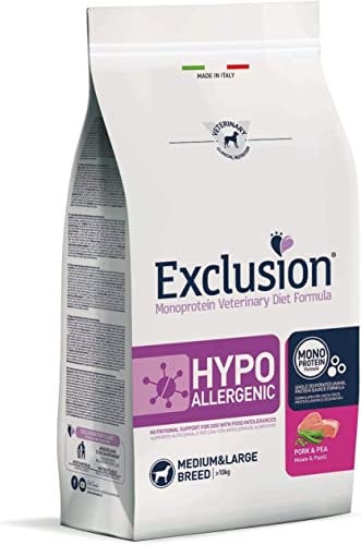 Exclusion Hypoallergenic Medium/Large Breed Schwein & Erbse12 kg