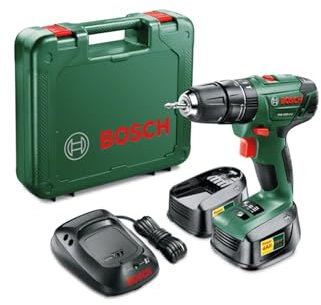 Bosch Trapano a percussione senza fili, 18 V, 2 x 15 Ah, PSB1800LI-2