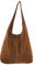 Dazoriginal Damen Ledertasche Shopper Wildleder Schultertasche Beuteltasche Bag (ZIP TIKVA)